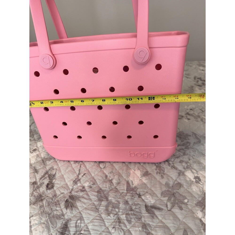 Bogg Bag Bitty Tote Bubblegum Pink Small EVA Beach Pool Bag Waterproof Purse - Picture 6 of 9